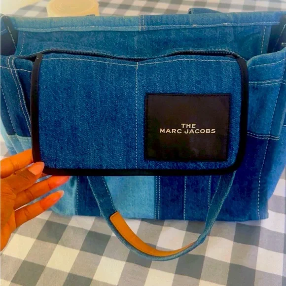 Marc Jacobs Denim Blue Tote Bag - Picture 3 of 6